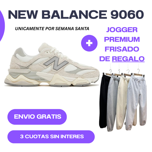 New Balance 9060 + Jogger Premium de REGALO