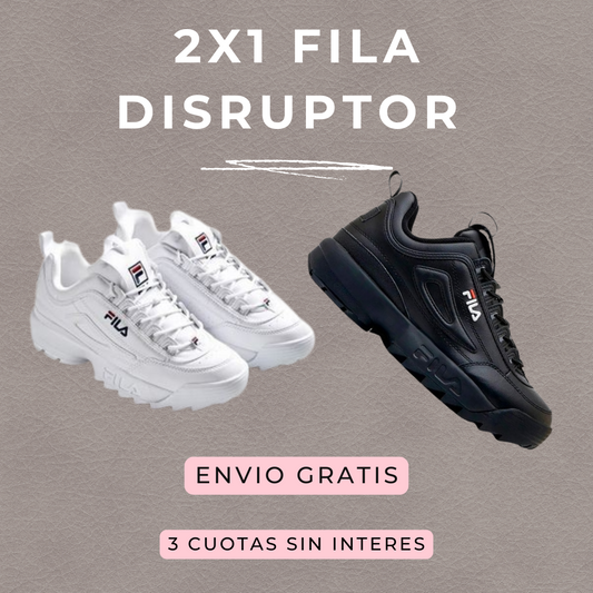 MEGA PROMO 2X1 FILA DISRUPTOR